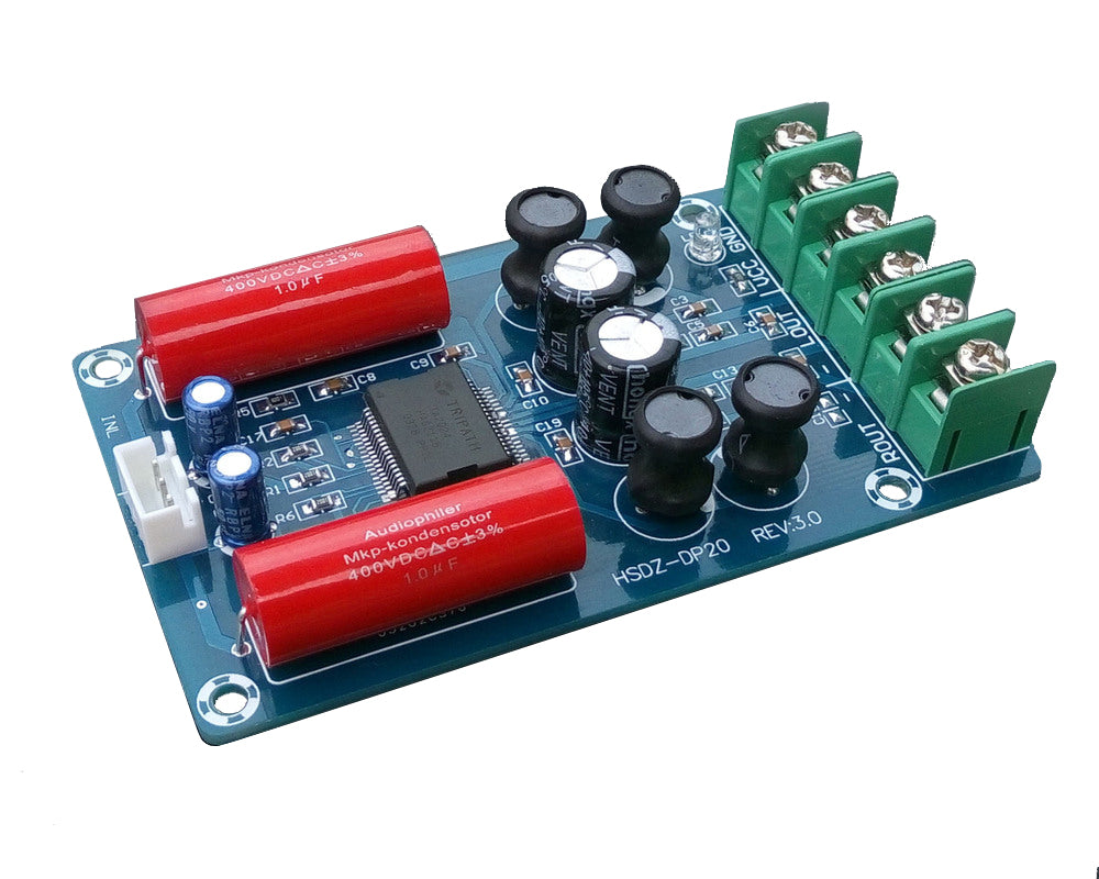 Scheda amplificatore audio stereo 15W+15W 12V DC LCDN209