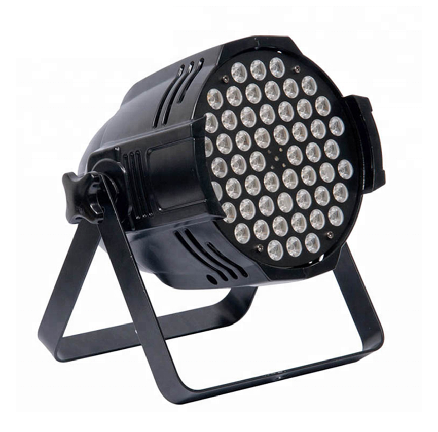 Par LED 54x3W RGBW 8CH DMX Strobo con controllo DMX e microfono