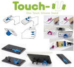 Supporto in silicone per smartphone giallo TOUCH-U