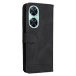 Custodia in pelle con bottoni per Huawei nova 11i Maimang 20 Enjoy 60 Pro
