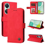 Custodia in pelle con bottoni per Huawei nova 11i Maimang 20 Enjoy 60 Pro
