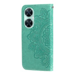 Custodia in pelle goffrata con fiori per Huawei nova 11i, Enjoy 60 Pro, Maimang