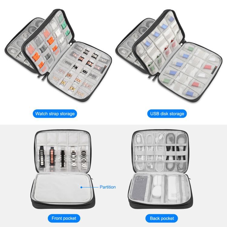 Custodia organizer per cinturini orologi e accessori digitale L