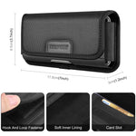 Porta cellulare da cintura HAWEEL per smartphone 6.1-6.8 pollici
