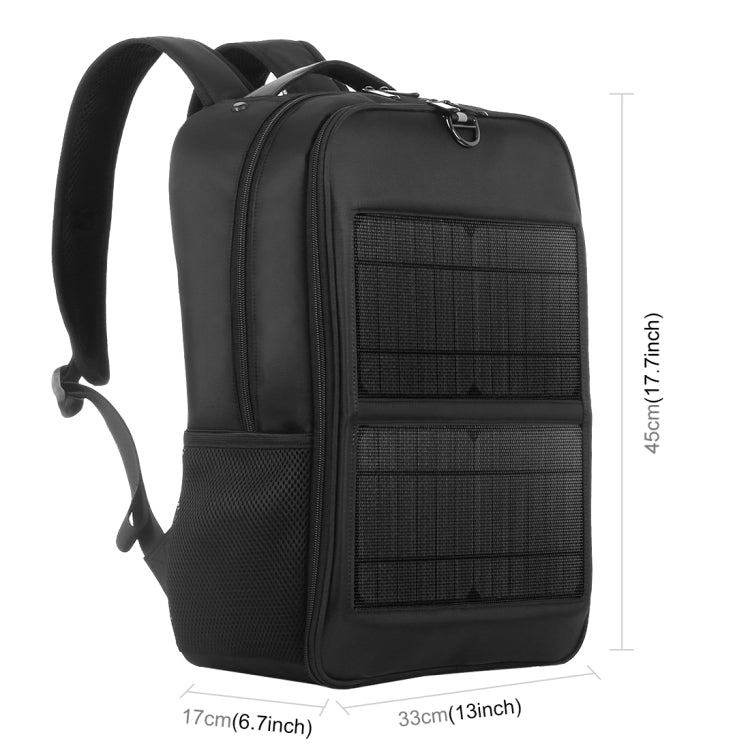 Zaino con pannello solare HAWEEL 14W e porta USB 5V/2,1A