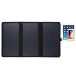 Caricabatterie solare pieghevole HAWEEL 21W con doppia USB - immagine 2