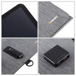 Caricabatterie solare pieghevole HAWEEL 21W con doppia USB - immagine 4