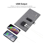 Caricabatterie solare pieghevole HAWEEL 21W con doppia USB - immagine 5