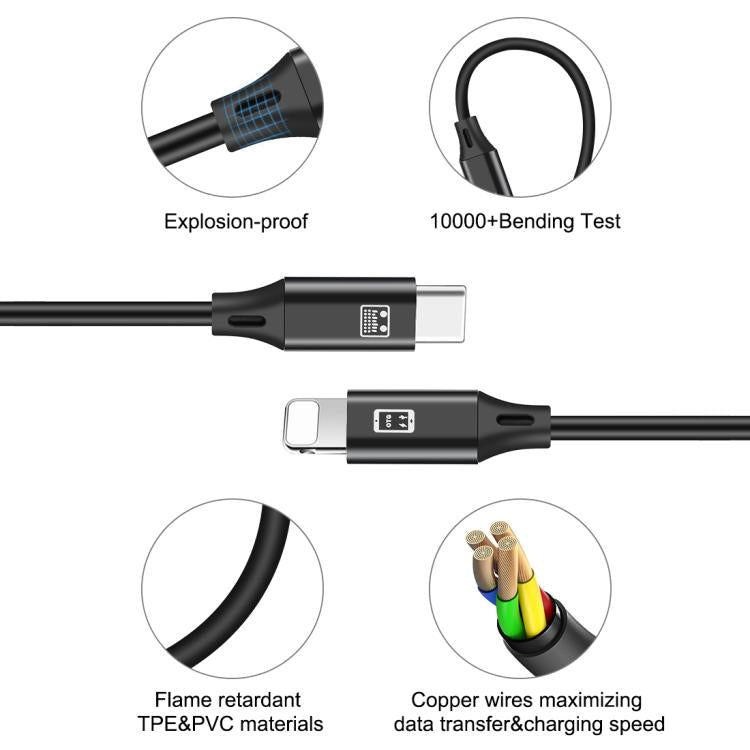 Cavo ricarica USB-C a 8 pin 1m per iPhone HAWEEL