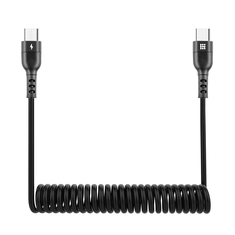 Cavo ricarica rapida USB-C spirale 1m 5A HAWEEL