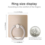 Supporto telefono ad anello rotante 360° oro