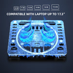 Supporto da scrivania con raffreddamento RGB per laptop