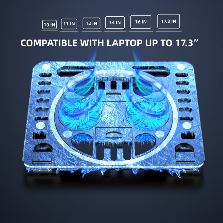 Supporto da scrivania con raffreddamento RGB per laptop