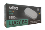 Plafoniera LED ovale Vito Lucy-BO 18W 4000K IP65 - immagine 2