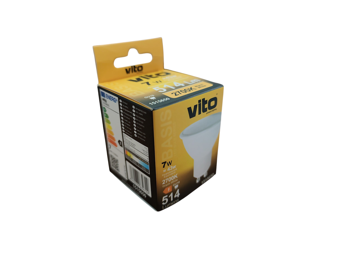 Lampadina LED Vito Basis PAR16 GU10 7W a luce calda 2700K - immagine 2