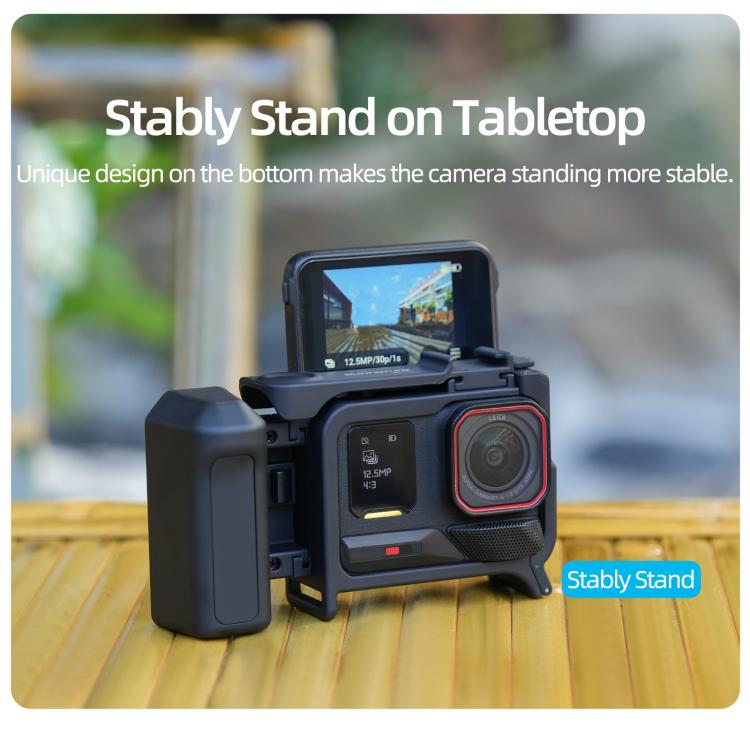 Sunnylife Telaio Protettivo 2-in-1 con Impugnatura per Insta360 A