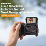 Sunnylife Telaio Protettivo 2-in-1 con Impugnatura per Insta360 A