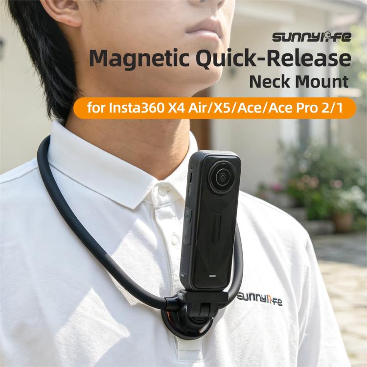 Sunnylife Neck Mount magnetico per Insta360