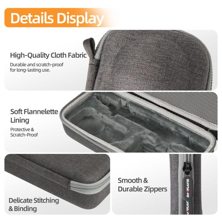 Custodia portatile Sunnylife per Insta360 X6 Mini Body Bag