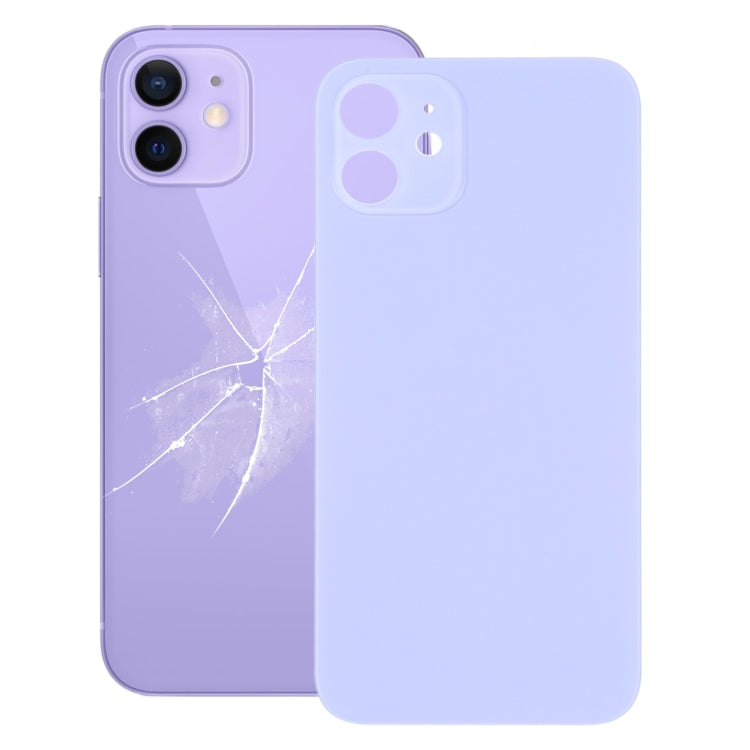 Copribatteria posteriore con foro grande per fotocamera di facile sostituzione per iPhone 12, For iPhone 12 (Not Disassemble), Easy Replacement Back Cover for 12