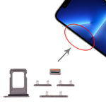 Vassoio doppia SIM con tasti laterali per iPhone 13 Pro - immagine 4