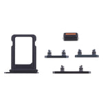 Vassoio SIM e tasti laterali per iPhone 13 Mini Midnight - immagine 5
