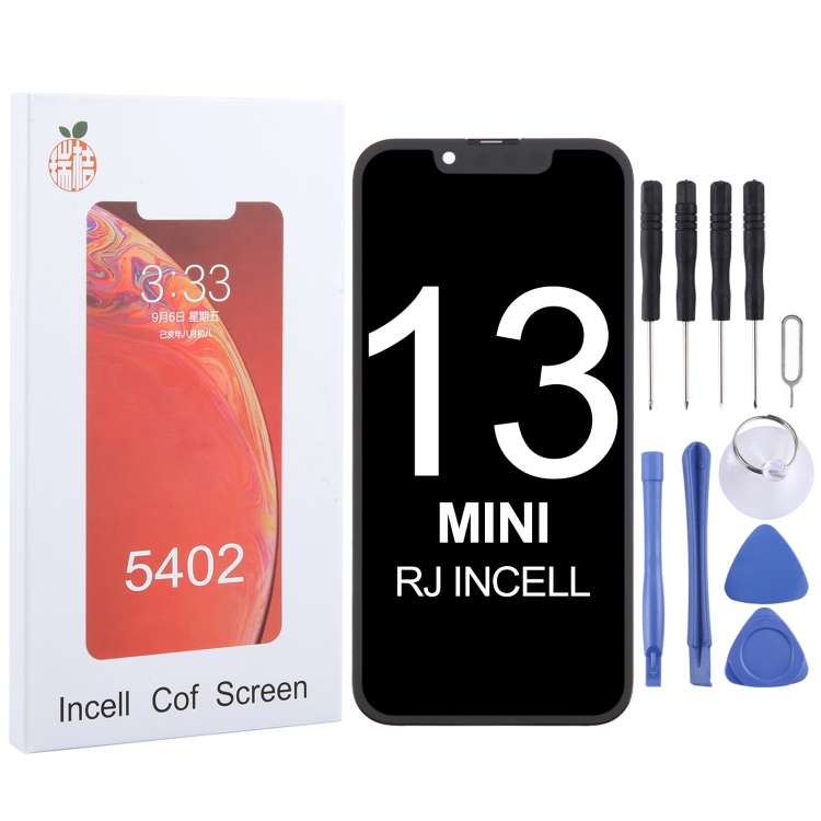 Display LCD RJ Incell COF con digitalizzatore per iPhone 13 mini