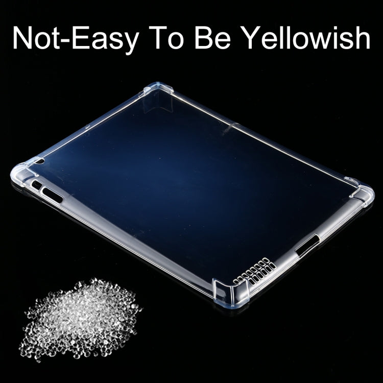 Custodia trasparente per iPad 4, 3 e 2 con protezione angoli