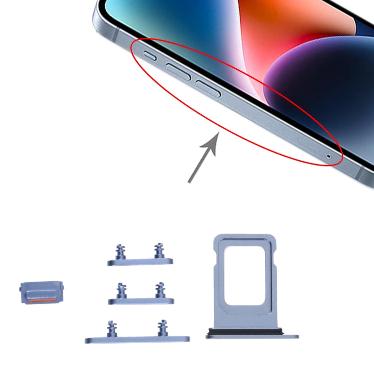 Vassoio SIM doppio e tasti laterali per iPhone 14 Plus - immagine 4