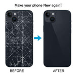 Cover posteriore in vetro per iPhone 14 Plus con supporto flash e ricarica wireless – Blu IP4P9020LL B8066