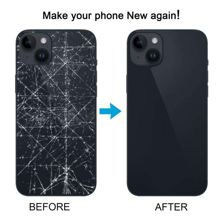 Cover posteriore in vetro per iPhone 14 Plus con supporto flash e ricarica wireless – Blu IP4P9020LL B8066