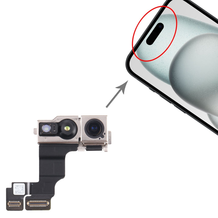 Fotocamera frontale di ricambio per Apple iPhone 15 - immagine 5