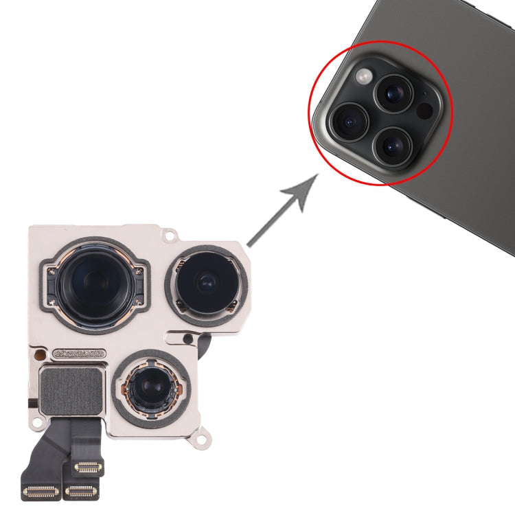 Fotocamera posteriore di ricambio per iPhone 15 Pro - immagine 5