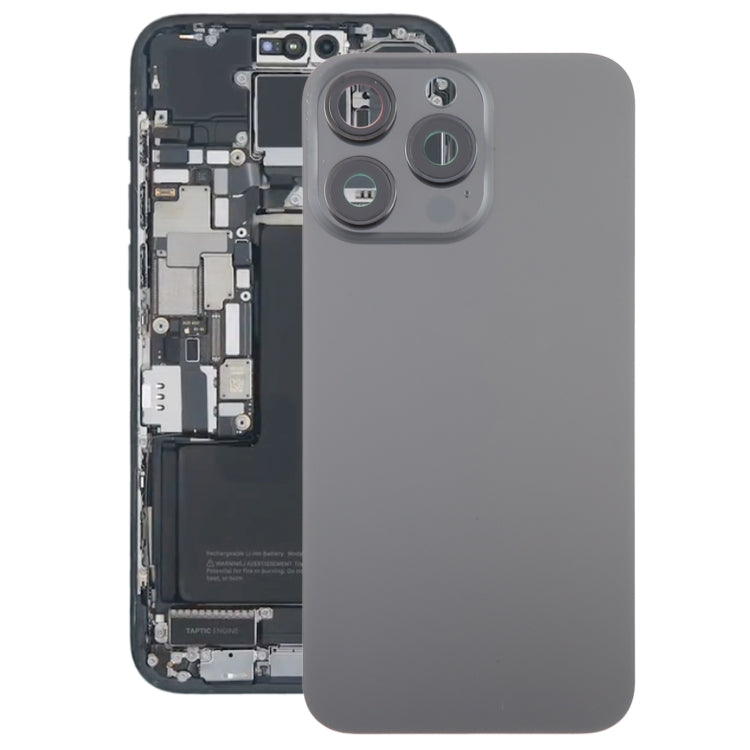 Scocca posteriore in vetro per iPhone 15 Pro Max con copriobiettivo - immagine 9