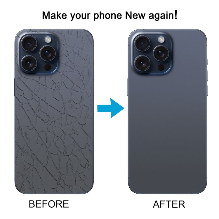 Scocca posteriore in vetro per iPhone 15 Pro Max con copriobiettivo - immagine 7