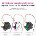 Auricolari KZ ZSN HiFi con Microfono integrato