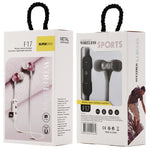Auricolare Bluetooth F17 a collo con controllo volume
