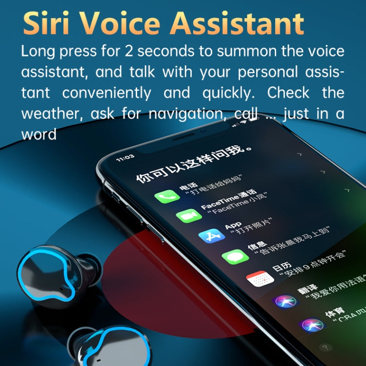 Auricolari Bluetooth M9 TWS con Display Batteria