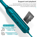Auricolari Bluetooth M61 da collo in metallo