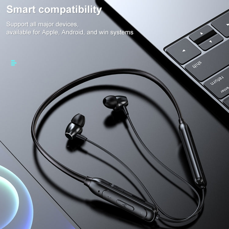 Auricolari Bluetooth M61 da collo in metallo