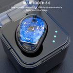 Auricolari Bluetooth 5.0 Mini con custodia ricarica