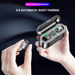 Auricolari Bluetooth F9 TWS V5.0 con custodia di ricarica