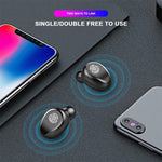 Auricolari Bluetooth F9 TWS V5.0 con custodia di ricarica