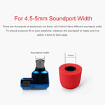 Inserti auricolari TRN in memory foam e silicone, 3 misure - immagine 5
