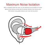 Inserti auricolari TRN in memory foam e silicone, 3 misure - immagine 6