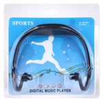 Cuffie sportive con slot Micro SD e radio FM 8GB