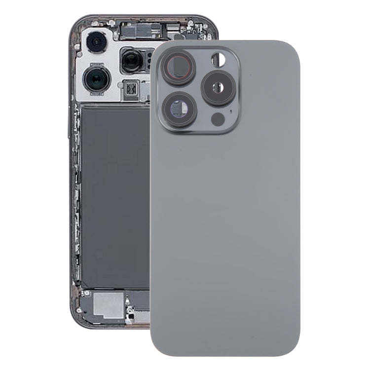 Per iPhone 16 Pro Max Cover posteriore batteria originale in vetro con copriobiettivo fotocamera, For iPhone 16 Pro Max