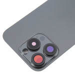 Per iPhone 16 Pro Max Cover posteriore batteria originale in vetro con copriobiettivo fotocamera, For iPhone 16 Pro Max