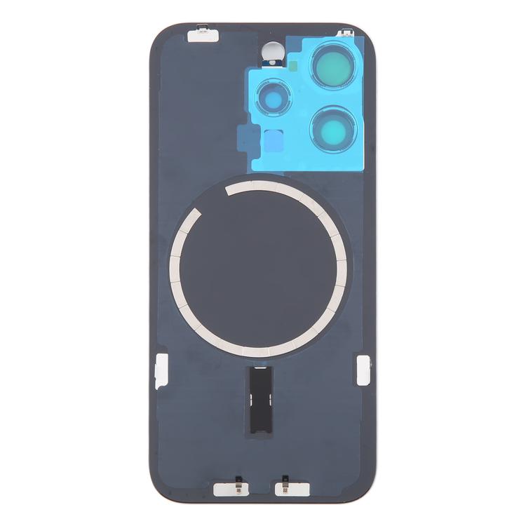 Per iPhone 16 Pro Max Cover posteriore in vetro originale con batteria e copriobiettivo della fotocamera + magnete MagSafe, For iPhone 16 Pro Max(with MagSafe)