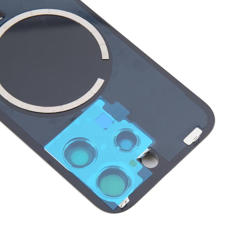 Per iPhone 16 Pro Max Cover posteriore in vetro originale con batteria e copriobiettivo della fotocamera + magnete MagSafe, For iPhone 16 Pro Max(with MagSafe)